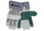 MCR Safety Bulls Eye A Side Split Leather Double Palm Work Gloves, 2.75in Rubberized Safety Cuff, Sewn with DuPont Kevlar, Gray, Large, 1911L