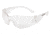 MCR Safety Checklite CL2 Series Safety Glasses, Excellent Orbital Seal and Fit, Smaller Lens Design, Clear, One Size, CL210