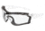 MCR Safety Checklite CL5 Series Safety Glasses, UV-AF Anti-Fog Lens, Removable Closed Cell Foam Gasket, Earplug Retaining Technology, Temples Hold Earplug Cord in Place, Clear, One Size, CL510AF