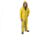 MCR Safety Classic Plus Series 3 Piece Waterproof Rain Suit, .35mm PVC/Poly, Corduroy Collar, Detachable Hood and Bib Pants, Yellow, M, 2403M