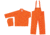 MCR Safety Classic Series 3 Piece Waterproof Rain Suit, .35mm PVC/Poly, Orange, M, 2013M