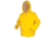 MCR Safety Commodore Series 3 Piece Waterproof Rain Suit, PVC/Non-Woven Poly/Nylon, Rain Jacket, Detachable Hood and Bib Pants, Yellow, L, 6003L