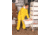 MCR Safety Commodore Series 3 Piece Waterproof Rain Suit, PVC/Non-Woven Poly/Nylon, Rain Jacket, Detachable Hood and Bib Pants, Yellow, L, 6003L