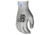 MCR Safety Cut Pro 13 Gauge Dyneema Diamond Technology Shell Cut Resistant Work Gloves, PU Coated Palm and Fingertips, Gray/Salt and Pepper, Medium, 9676M