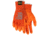 MCR Safety Cut Pro 13 Gauge Kevlar Shell Cut Resistant Work Gloves, Latex Foam Coated Palm and Fingertips, Orange, Small, 9178LOS