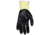 MCR Safety Cut Pro 15 Gauge Stretch Kevlar Shell Cut Resistant Work Gloves, Textured Nitrile Coated Palm and Fingertips, Black/Yellow, XX - Large, 9693XXL