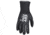 MCR Safety Cut Pro 18 Gauge ARX Aramid Shell Cut, Abrasion and Puncture Resistant Work Gloves, Nitrile Foam Coated Palm and Fingertips, Black, X - Small, 9818NFXS