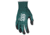 MCR Safety Cut Pro 18 Gauge Hypermax Shell Cut, Abrasion and Puncture Resistant Work Gloves, Nitrile Foam Coated Palm and Fingertips, Black/Green, Large, 96782L