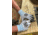 MCR Safety Cut Pro 18 Gauge Hypermax Shell Cut, Abrasion and Puncture Resistant Work Gloves, Nitrile Foam Coated Palm and Fingertips, Gray/Blue, X - Small, 92718NFXS