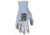 MCR Safety Cut Pro 18 Gauge Hypermax Shell Cut, Abrasion and Puncture Resistant Work Gloves, PU Coated Palm and Fingertips, Gray/Blue, XX - Large, 92718PUXXL