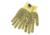 MCR Safety Cut Pro 7 Gauge DuPont Kevlar Shell Cut Resistant Work Gloves, PVC Dots on 2 Sides, Competitive Value Grade, Black/Yellow, X - Small, 9366XSE