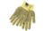 MCR Safety Cut Pro 7 Gauge DuPont Kevlar Shell Cut Resistant Work Gloves, PVC Dots on 2 Sides, Regular Weight, Black/Yellow, X - Small, 9366XS