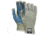 MCR Safety Cut Pro Hero 7 Gauge Regular Weight Shell, ARX Aramid Fibers, PVC Palm Dotted Cut Resistant Work Gloves, Blue/Green, Medium, 93867M