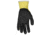 MCR Safety Cut Pro Ninja Wave Cut Resistant Work Gloves, 10 Gauge Kevlar Shell, Nitrile Wave Coated Palm and Fingertips, Black/Yellow, X - Large, N96930XL