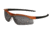 MCR Safety DL1 Series Safety Glasses, UV-AF Anti-Fog Coating, Soft TPR Nose Piece, Gray/Nuclear Orange Frame, One Size, DL212AF