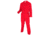 MCR Safety Flame Resistant Contractor Coverall, 100% Cotton, Red, 38 TALL, CC1R38T