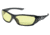 MCR Safety ForceFlex FF1 Series Safety Glasses, Lenses Molded Into Flexible TPU Frame, Amber, One Size, FF124