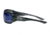MCR Safety ForceFlex FF1 Series Safety Glasses, Lenses Molded Into Flexible TPU Frame, Blue Diamond Mirror, One Size, FF128B