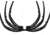 MCR Safety ForceFlex FF1 Series Safety Glasses, Lenses Molded Into Flexible TPU Frame, Blue Diamond Mirror, One Size, FF128B