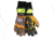 MCR Safety ForceFlex Mechanics Work Gloves, Thinsulate Lined for Warmth, Rough Reinforced Clarino Leather Padded Palm, Wind and Water Resistant, Black and Gold, XX - Large, HV200XXL