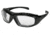 MCR Safety HDX1 Series Safety Glasses, UV-AF Anti-Fog Coating, Removable Elastic Strap, Clear, One Size, HDX110AF