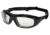MCR Safety HDX1 Series Safety Glasses, UV-AF Anti-Fog Coating, Removable Elastic Strap, Clear, One Size, HDX110AF
