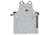 MCR Safety Heavy Weight Leather Welding Apron, Center Bib Divided Front Pocket, 24in x 30in, Gray, One Size, 38130MW