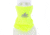 MCR Safety Hi-Vis Neck Gaiters, Single Layer 100% Poly, Lime, One Size, HVG8