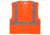 MCR Safety CL2MOL Hi Vis Reflective Safety Vest, ANSI Type R Class 2, Mesh with 2in Silver Stripes, Breakaway Design with Hook and Loop Closures, Fluorescent Orange, M, CL2MOL