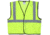 MCR Safety Hi Vis Reflective Safety Vest, ANSI Type R Class 2, Mesh with 2in Silver Stripes, Hook and Loop Front Closure, Fluorescent Lime, S, VCL2MLS