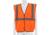 MCR Safety Hi Vis Reflective Safety Vest, ANSI Type R Class 2, Mesh with 2in Silver Stripes, Hook and Loop Front Closure, Fluorescent Orange, XL, VCL2MOXL