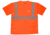 MCR Safety Hi Vis Safety Work T-Shirts, Soft Poly Birdseye Mesh, Short Sleeve and Tagless Design, ANSI 107 Type R Class 2, Fluorescent Orange, 3X, STSCL2MOX3