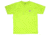 MCR Safety Hi Vis Safety Work T-Shirts, Soft Poly Jersey Knit, Short Sleeve and Tagless Design, Fluorescent Lime, Fluorescent Lime, 4X, STSLX4