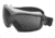 MCR Safety Hydroblast HB2 Safety Goggles, MAX6 Anti-Fog Lens, Indirect Vented with Adjustable Rubber Strap, 7-Point Ratchet Action Hinge, Gray, One Size, HB1222PF