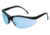 MCR Safety Klondike KD1 Series Safety Glasses, Adjustable Temple Length, Light Blue, One Size, KD113