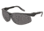 MCR Safety Klondike KD5 Series Safety Glasses, Soft Secure TPR Nose Piece, Adjustable Ratcheting Temples, Gray, One Size, KD512