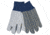 MCR Safety Knit Wrist Clute Pattern Palm Lined, Select Split Leather Palm Work Glove, Gray, Large, 1150