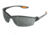 MCR Safety Law LW2 Series Safety Glasses, Anti-Fog Lens, Soft Secure TPR Nose Piece and Temple Inserts, Gray, One Size, LW212AF