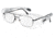 MCR Safety Law OTG Over the Glass Safety Glasses, Anti-Fog Lens with Temples, TPR Temple Inserts, Clear, One Size, OG110AF