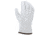 MCR Safety Leather Drivers Work Gloves, Buffalo Grain Leather, Keystone Thumb, White, Large, 3313L
