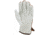 MCR Safety Leather Drivers Work Gloves, CV Grade Cow Grain Palm and Split Leather Back, Keystone Thumb, Beige, Small, 3205S