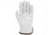 MCR Safety Leather Drivers Work Gloves, CV Grade Grain Goatskin, Keystone Thumb, White, Large, 36133L