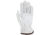 MCR Safety Leather Drivers Work Gloves, Premium Grain Goatskin Leather, Straight Thumb, White, Small, 3601S