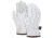 MCR Safety Leather Drivers Work Gloves, Premium Grain Goatskin Leather, Straight Thumb, White, Small, 3601S