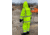 MCR Safety Luminator Hi Vis Lightweight Rain Pants, Poly/PU, High Bib Pocket and Full Elastic Suspenders, ANSI 107 Class E, Fluorescent Lime, L, 508SBPL