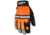 MCR Safety Mechanics Gloves, Reinforced Double Palm, Hi-Vis Back, Reflective Knuckle Strip and Fingertips, Black, X - Large, 911DPXL