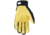 MCR Safety Mechanics Gloves, Supple Grain Deerskin Palm, Adjustable Hook and Loop Wrist Closure, Flexible and Breathable Spandex Back, Gold, Medium, 901M