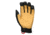 MCR Safety Mechanics Gloves, Synthetic Grain Deerskin Palm and Fingers, Gold, Large, MD100L