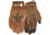 MCR Safety Mechanics Gloves with Taskfit Design, Goatskin Leather Palm and Nylon Spandex Back, Brown, Medium, 962M