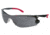 MCR Safety MT112 MT1 Series Safety Glasses, Rotating Temples, Non-Slip TPR Temple Grip and Nose Piece, Gray, One Size, MT112